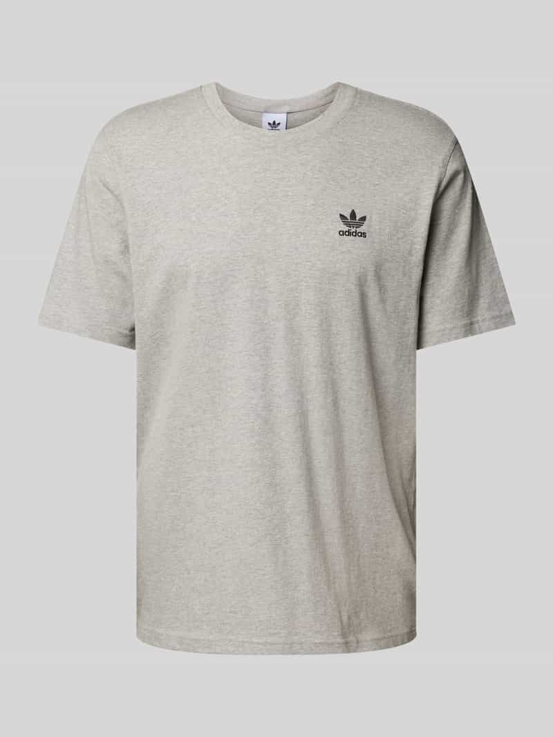 adidas Originals T-shirt met labelstitching en ronde hals