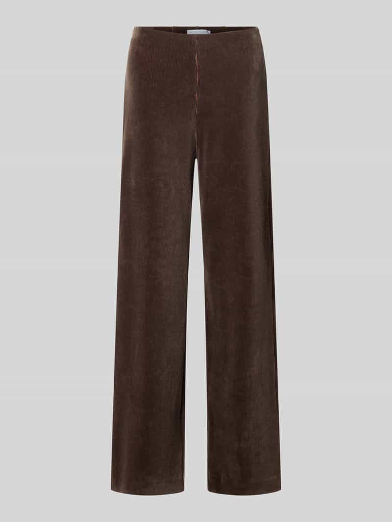 RAFFAELLO ROSSI Regular fit corduroy broek van katoenmix model 'ELAINE'