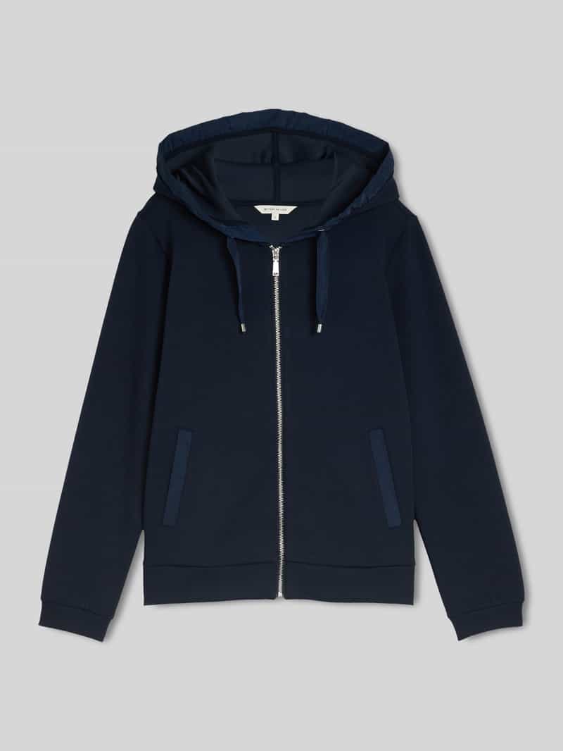 Tom Tailor - Hoodie-sweatjack van scuba - Maat XL - sky captain blue