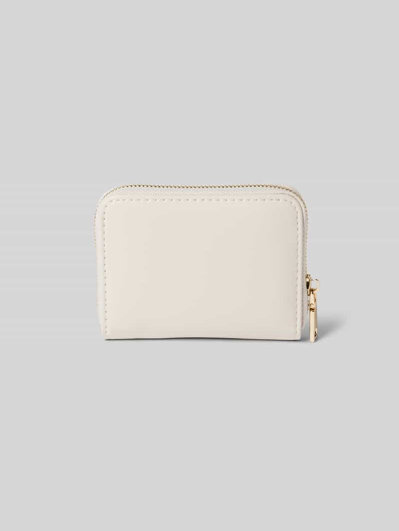 Seidenfelt Portemonnee in leerlook model 'YLVA'