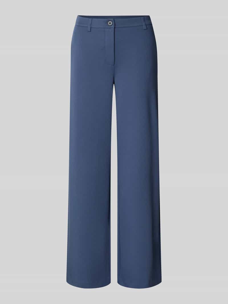 FREE QUENT Straight leg stoffen broek met paspelzakken model 'Nanni'