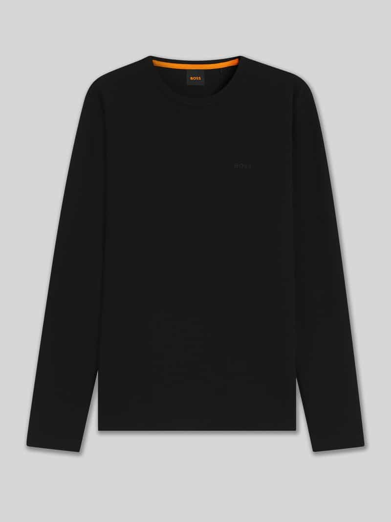 Boss Orange Regular fit shirt met lange mouwen en wafelstructuur model 'TEMPESTO'