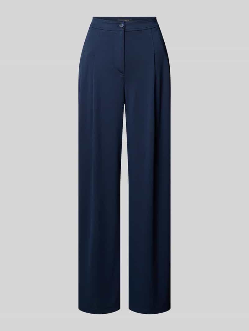 Lauren Ralph Lauren Wide leg stoffen broek met hoge band model 'CHABRELL'