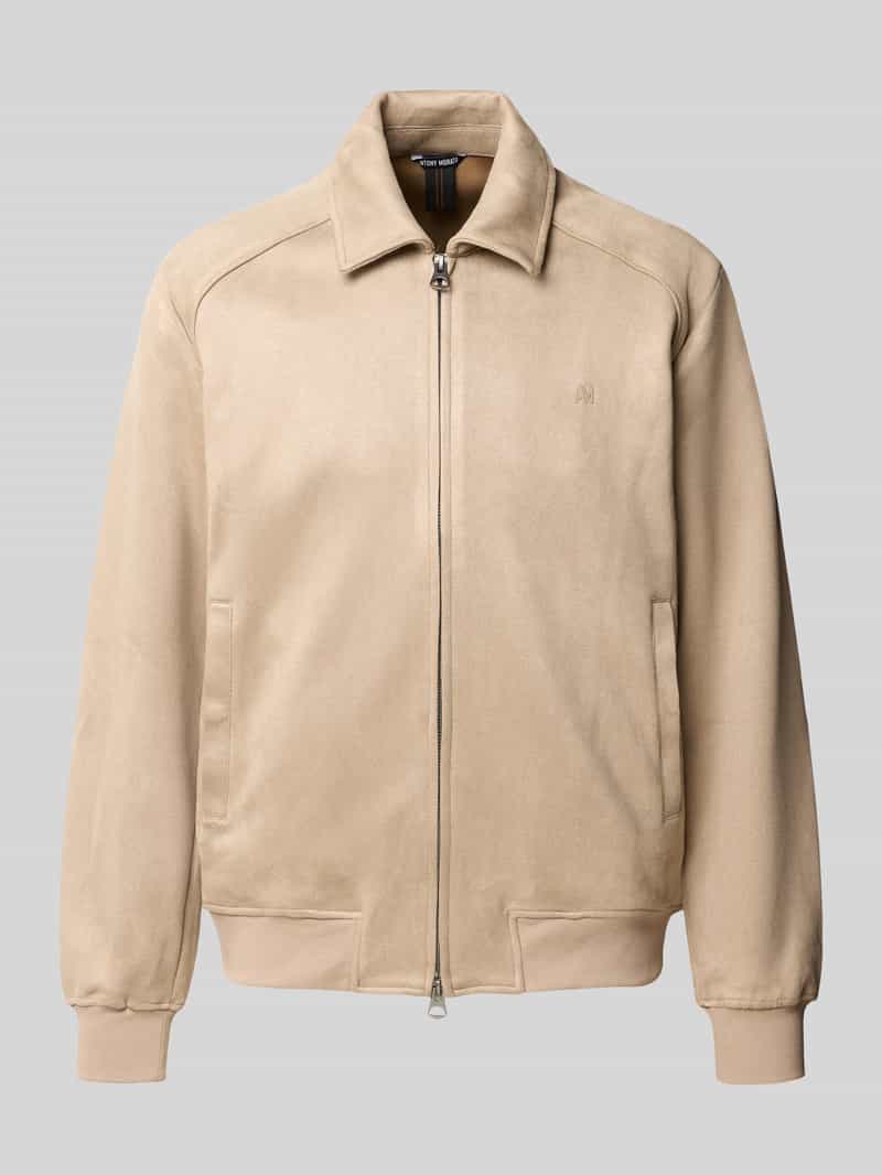 Antony Morato Blouson in leerlook met tweewegritssluiting