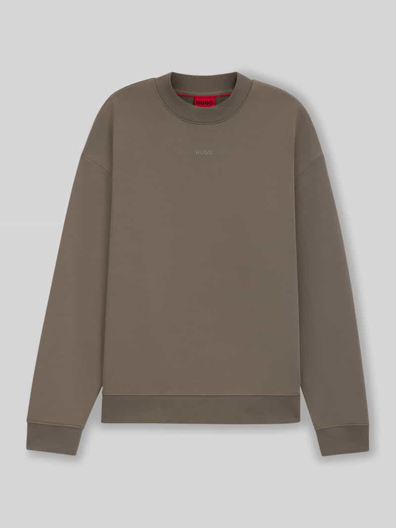 HUGO Relaxed fit sweatshirt van puur katoen model 'DAPOCREW'