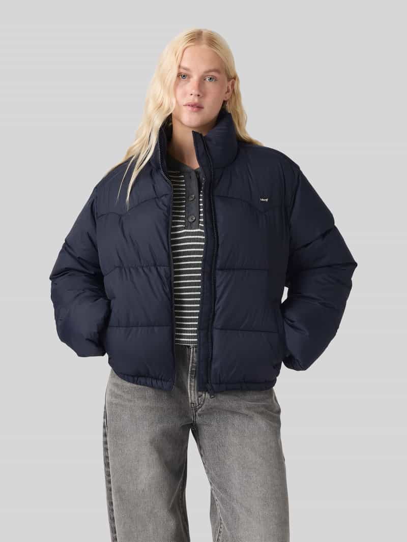 Levi's Gewatteerd jack met logodetail