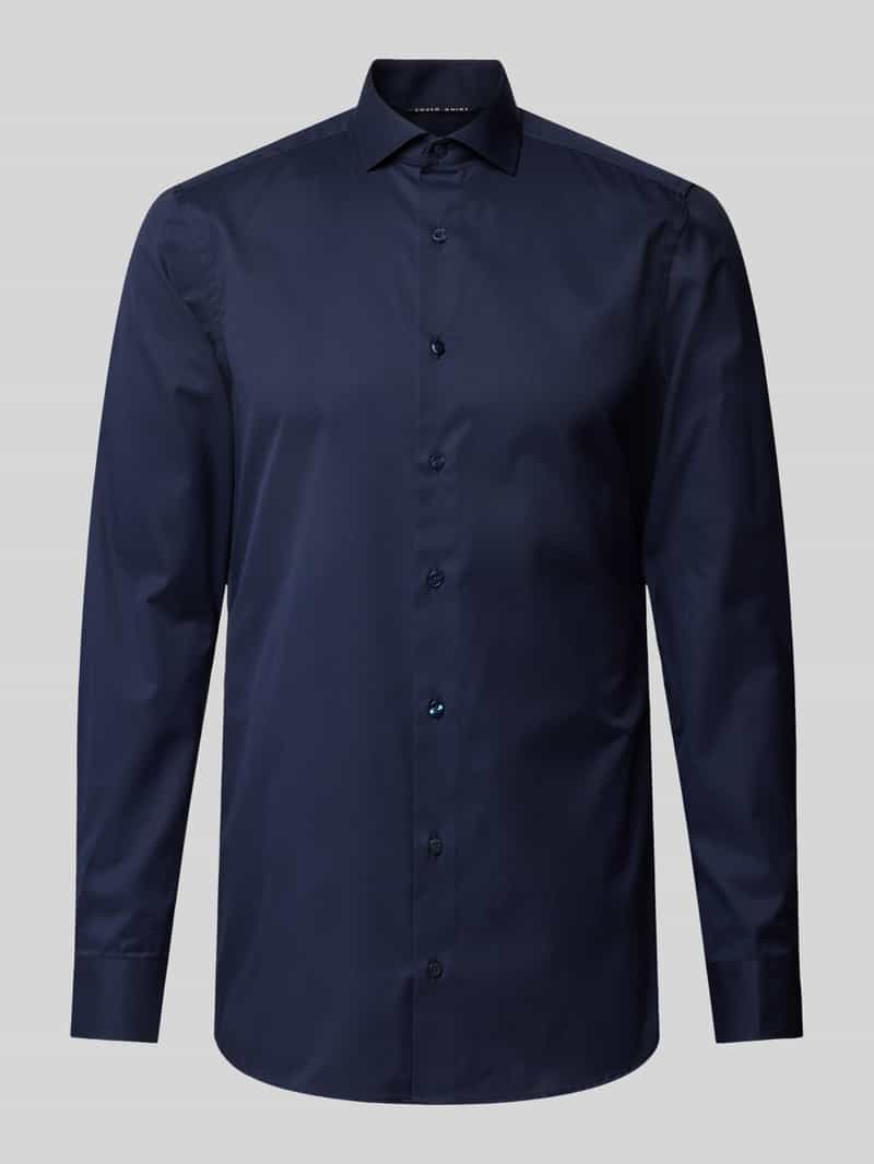 Eterna Slim fit zakelijk overhemd van twill