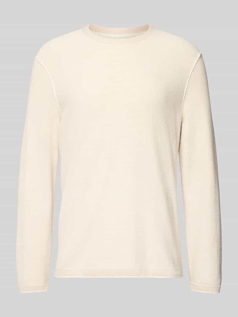 Marc O'Polo Regular fit gebreide pullover van een mix van katoen viscose en linnen