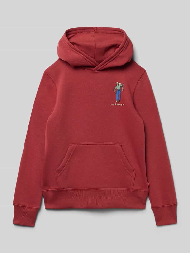 Levi s Kids Hoodie met labelprint