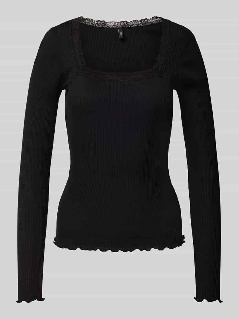 Only Slim fit shirt met lange mouwen van puur katoen model 'XENA'