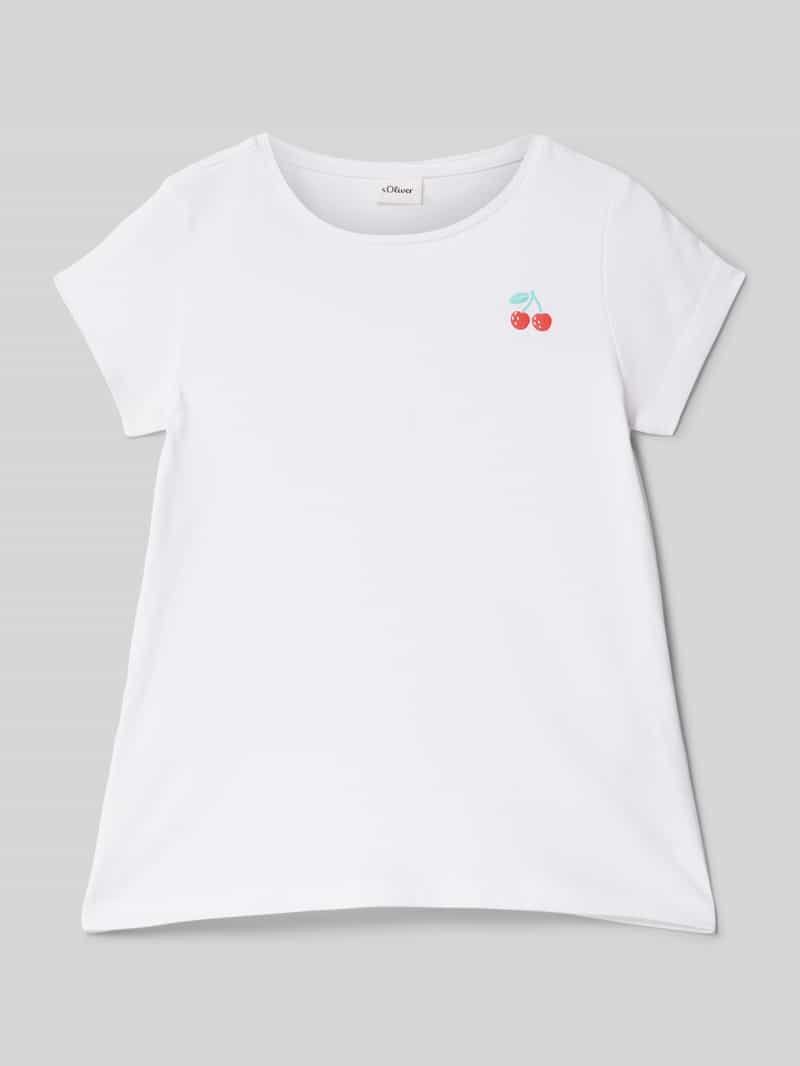s.Oliver RED LABEL Regular fit T-shirt van puur katoen