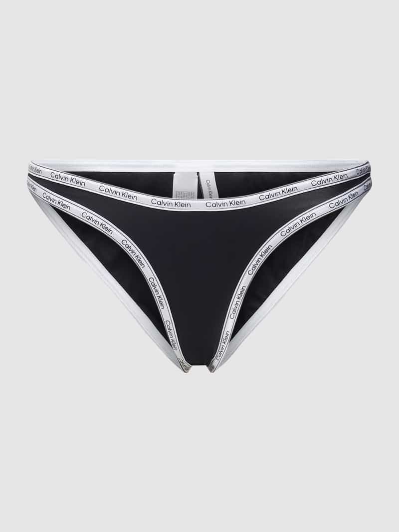Calvin Klein Underwear Bikinistring met labelprint, model 'CHEEKY'