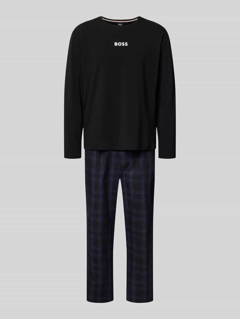 Boss Regular fit pyjama van katoenmix model 'ANTHONY'