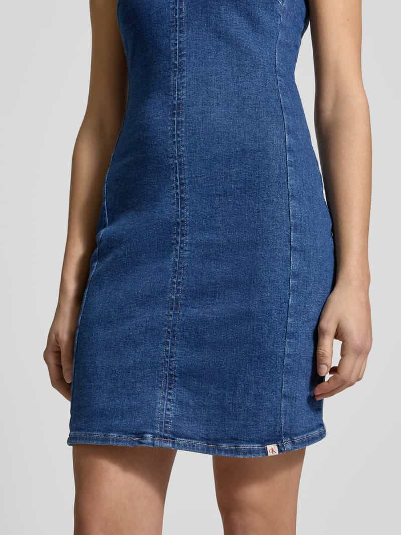 Calvin Klein Jeans Jeansjurk met ronde hals