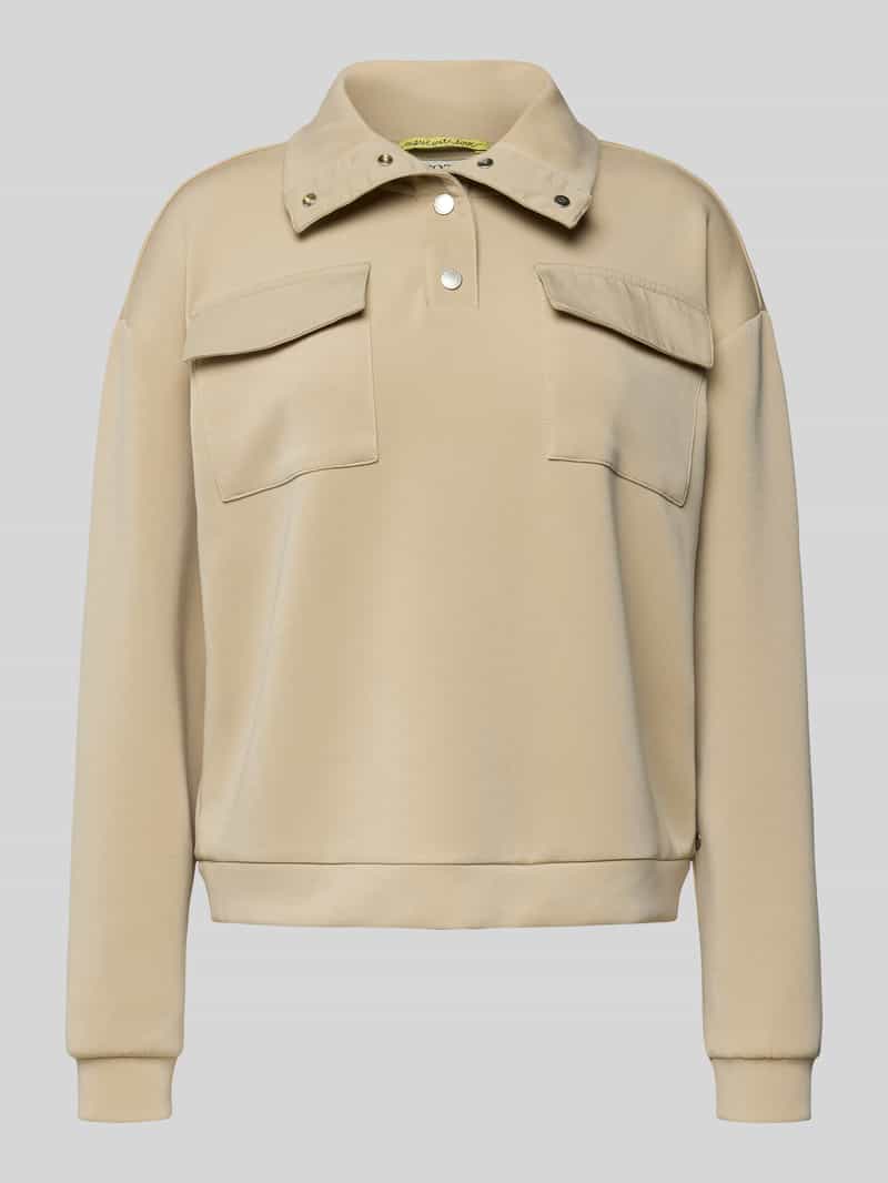 Scotch & Soda Sweatshirt met opstaande kraag