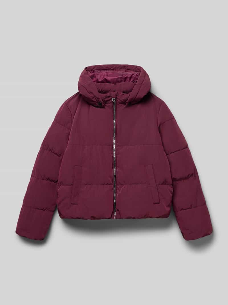 Only Regular fit gewatteerd jack met afneembare capuchon model 'DOLLY'