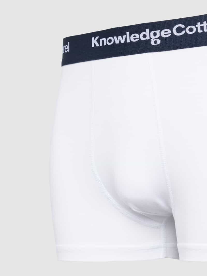 Knowledge Cotton Apparel Boxershort met elastische band in een set van 3 stuks