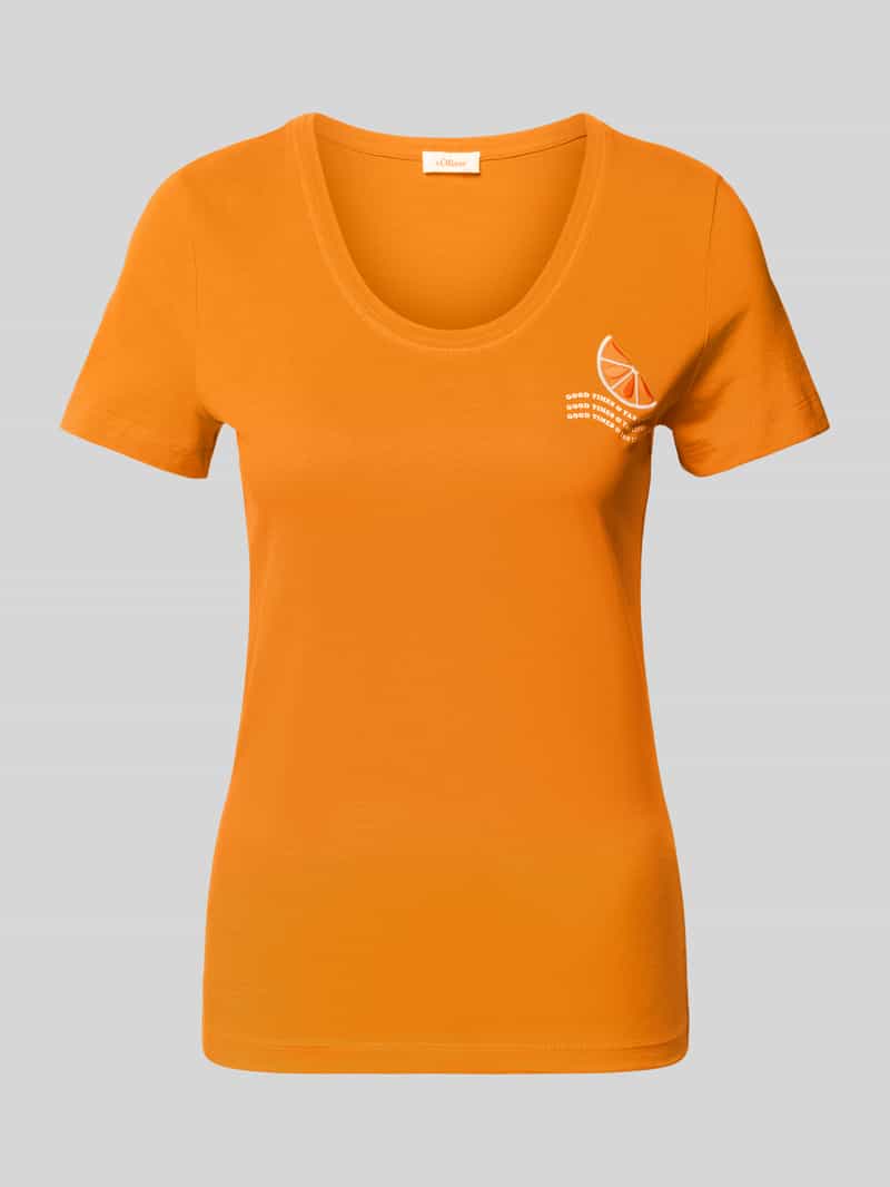 s.Oliver RED LABEL T-shirt met motiefprint