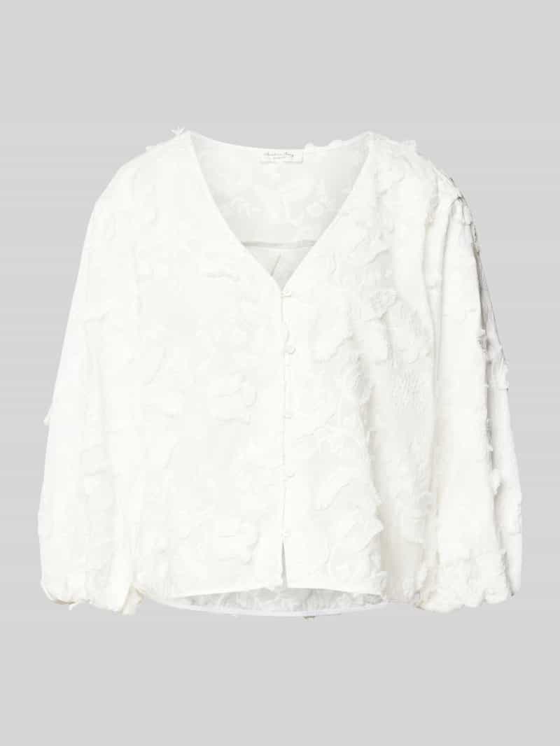 Christian Berg Woman Regular fit blouse met 3 4-mouwen