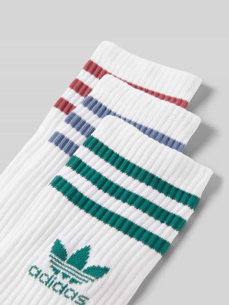 adidas Originals Sokken met labeldetail in een set van 3 paar