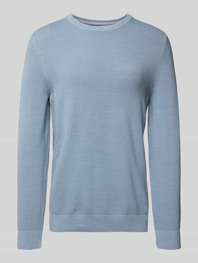 Marc O'Polo Regular fit gebreide pullover van zuiver katoen