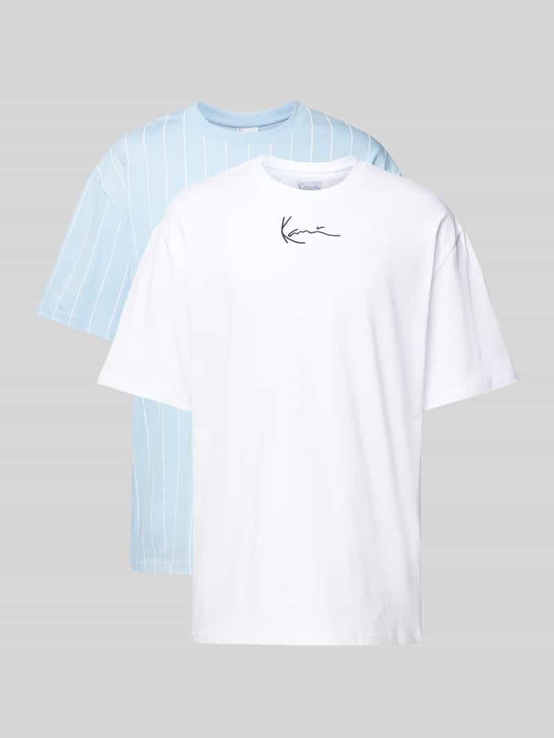 Karl Kani T-shirt met labelstitching