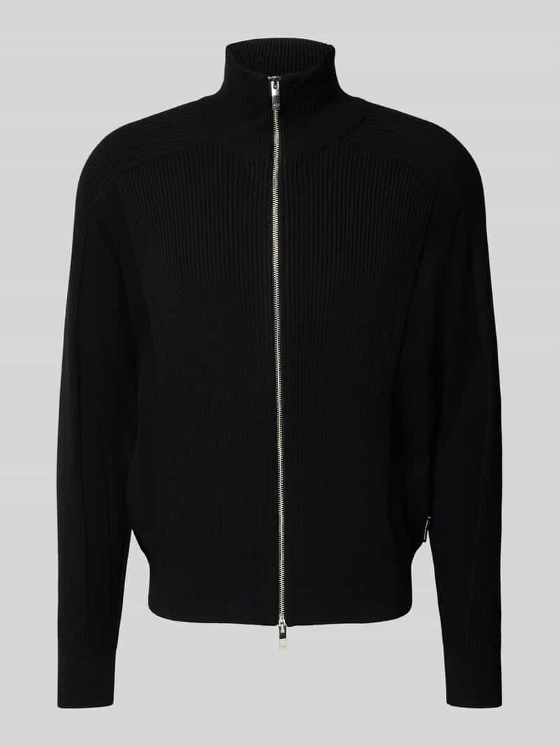 Armani Exchange Gebreid jack met tweewegritssluiting