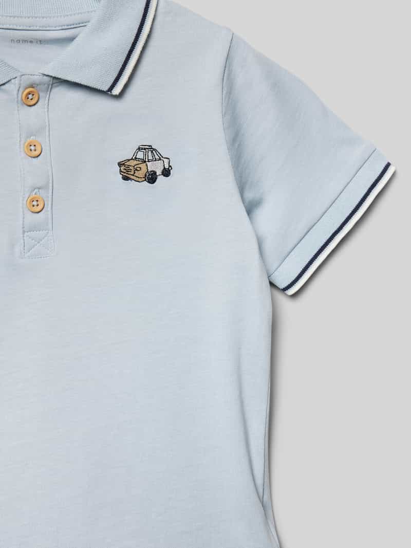 name it Poloshirt met ribboorden model 'NMMDAKAN'