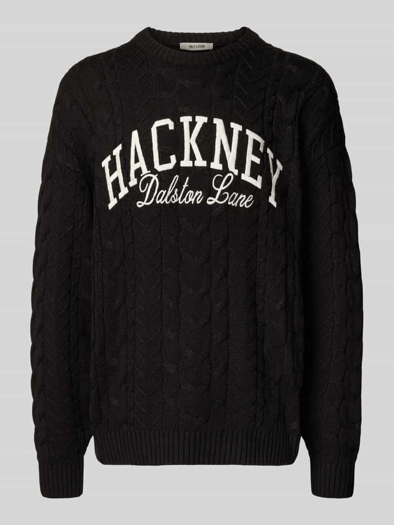 Only & Sons Regular fit gebreide pullover van katoenmix model 'MACK'