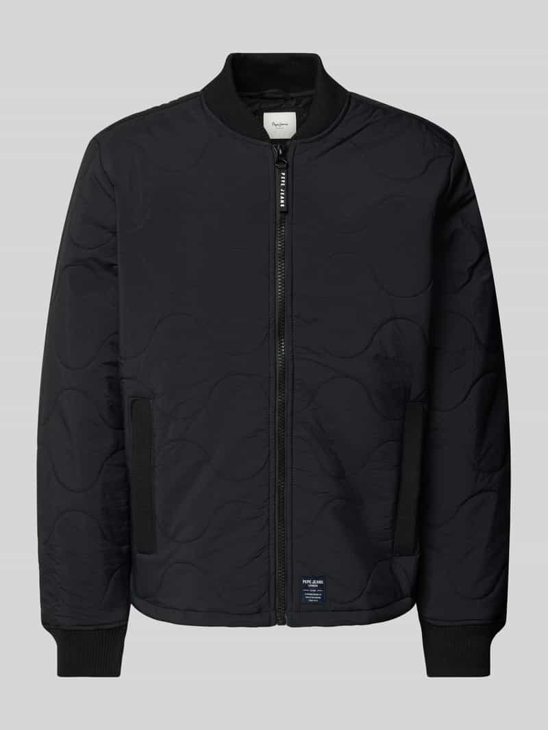 Pepe Jeans Gewatteerd jack met opstaande kraag model 'MALABAR'