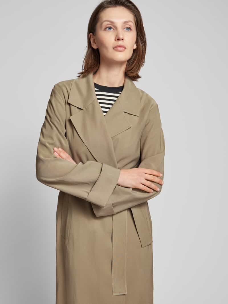 Jake*s Casual Trenchcoat met reverskraag