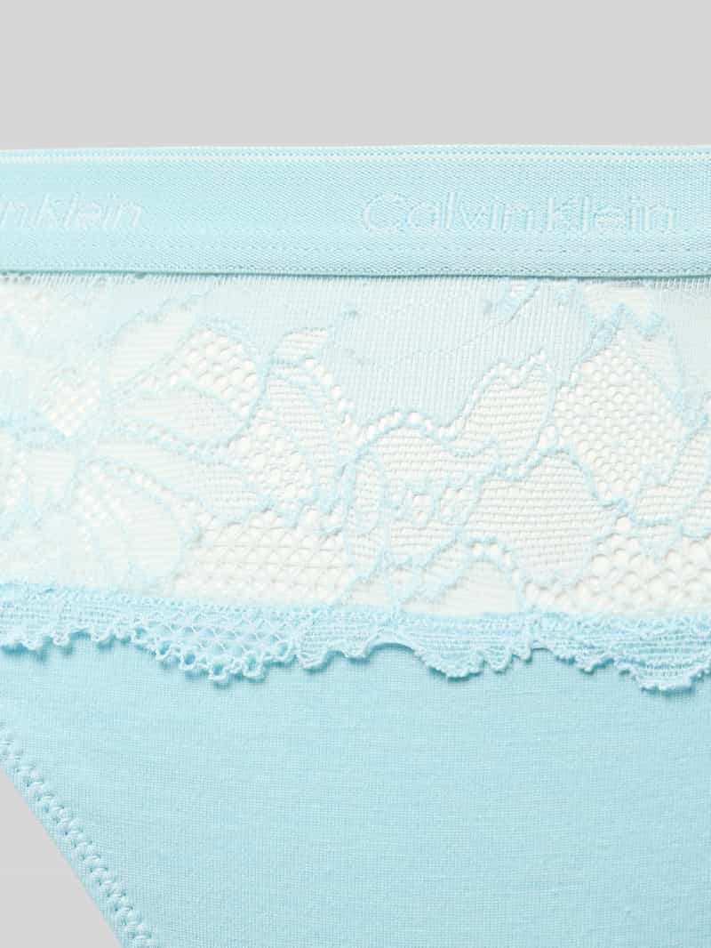 Calvin Klein Underwear String met kantgarnering
