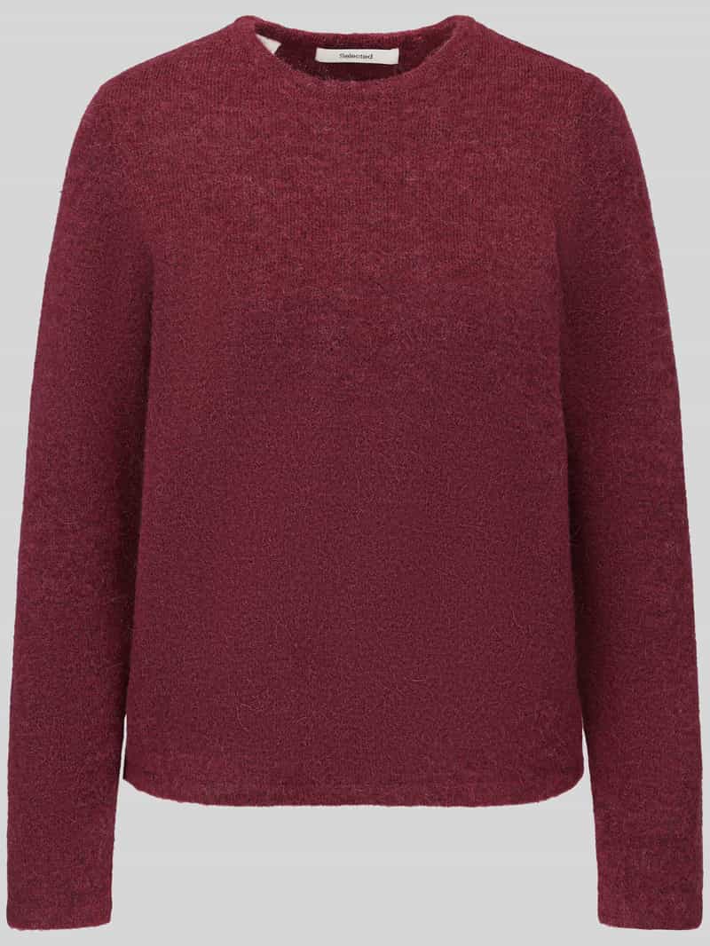 Regular fit pullover van wolmix model 'LULU'