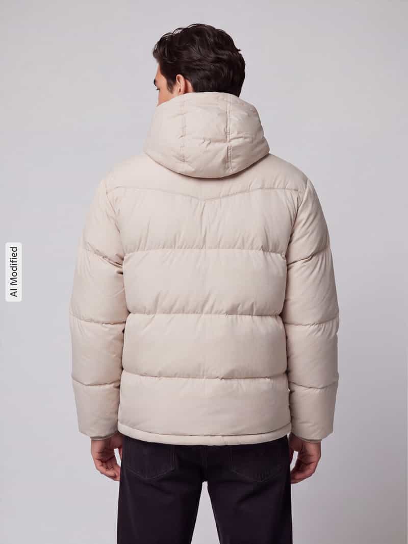 Levi's Regular fit gewatteerd jack met afneembare capuchon
