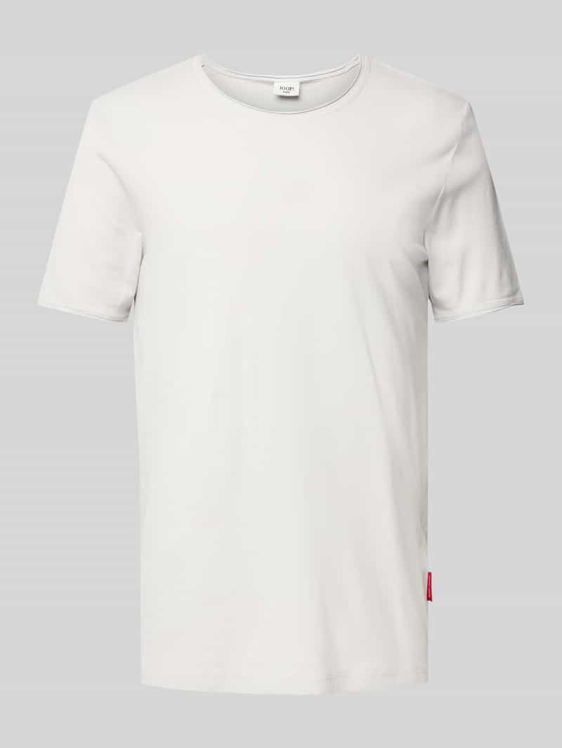 JOOP! JEANS T-shirt met geribde ronde hals model 'Cesare'