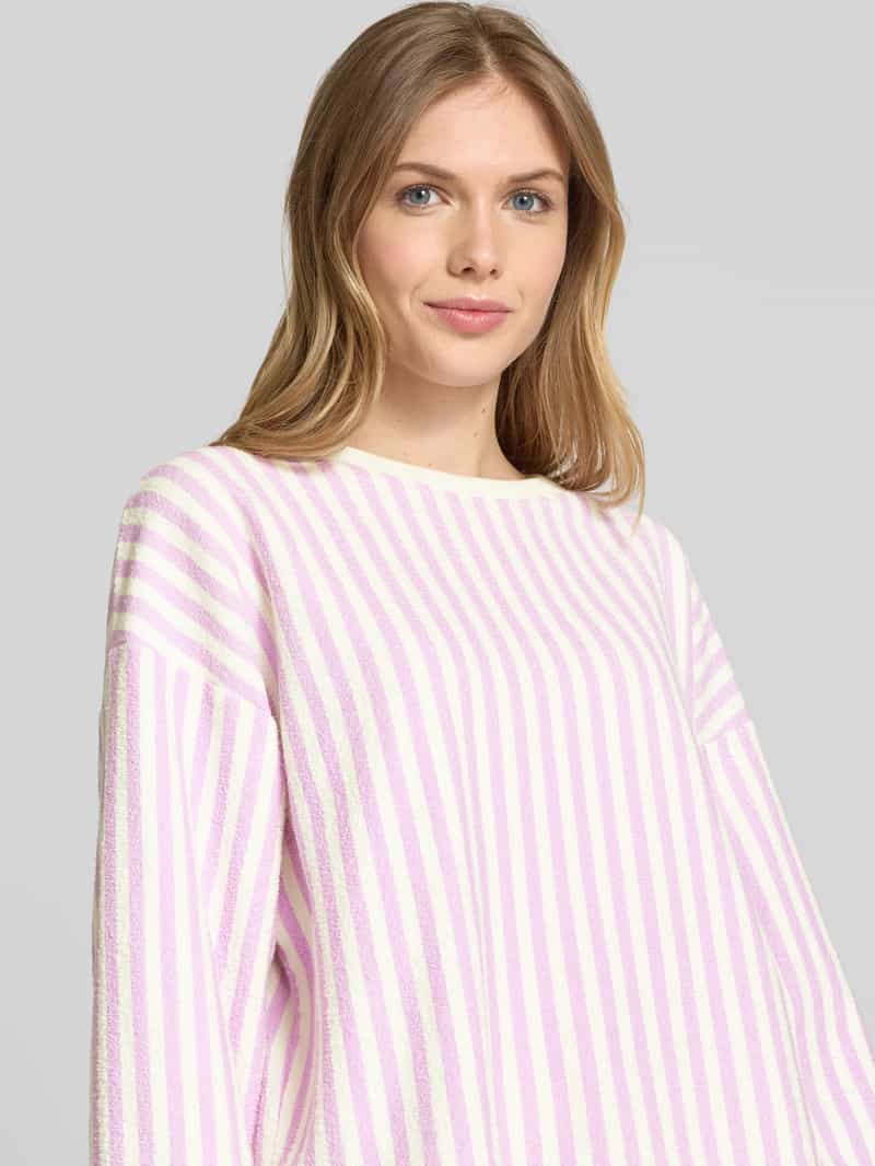 American vintage Sweatshirt met ribboorden model 'BOBYPARK'