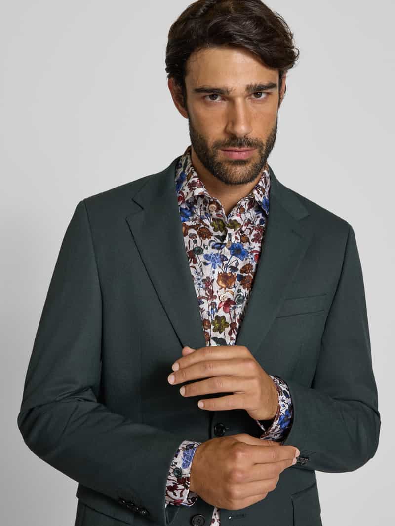 OLYMP SIGNATURE SLIM FIT Slim fit zakelijk overhemd met kentkraag model 'Savio'