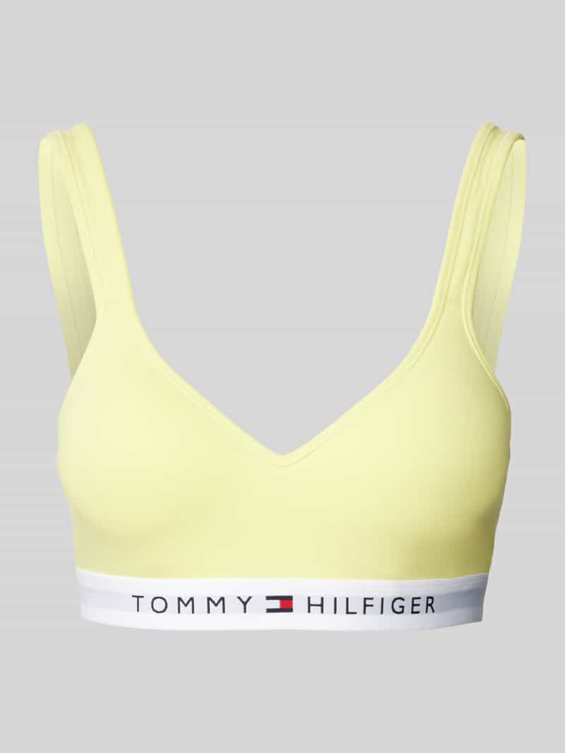 Tommy Hilfiger Bustier in effen design met labeldetail
