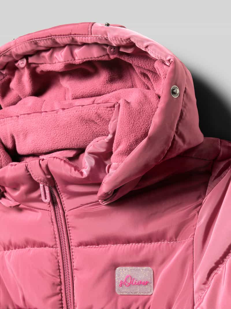 s.Oliver RED LABEL Regular fit gewatteerd jack met sierriem