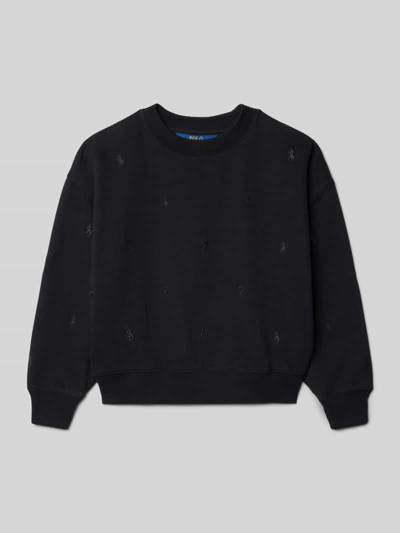 Polo Ralph Lauren Teens Sweatshirt met ribboorden