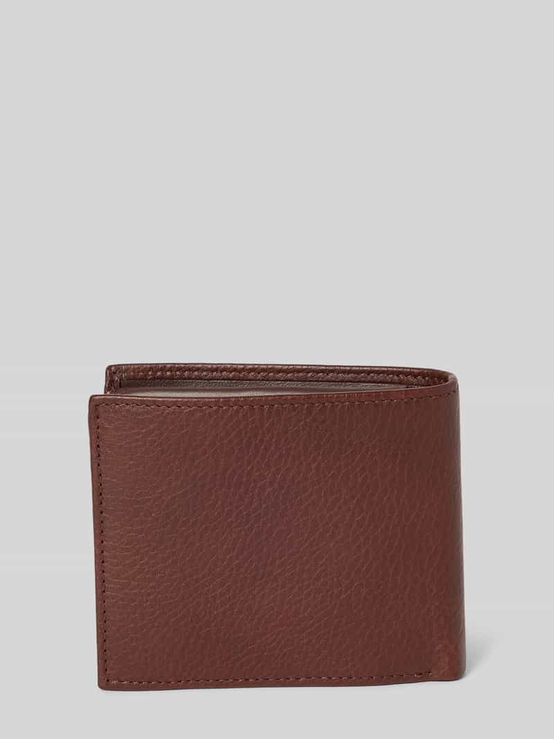 Tommy Hilfiger Portemonnee van runderleer met labeldetail