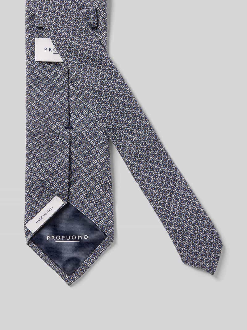 Profuomo Stropdas met labeldetail