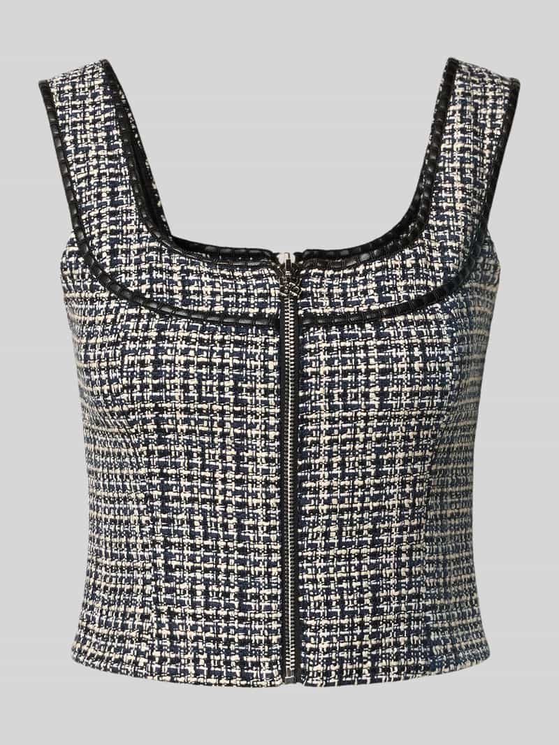 HUGO Top met ritssluiting model 'Cusene'