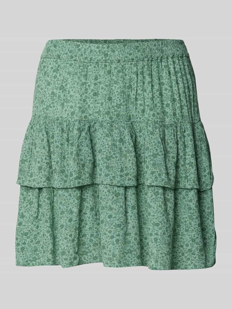 Only Uitlopende minirok van pure viscose model '30 BERYL'