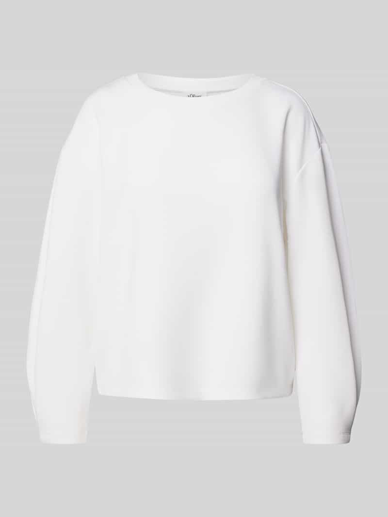 s.Oliver RED LABEL Relaxed fit sweatshirt in mix van modal en scuba