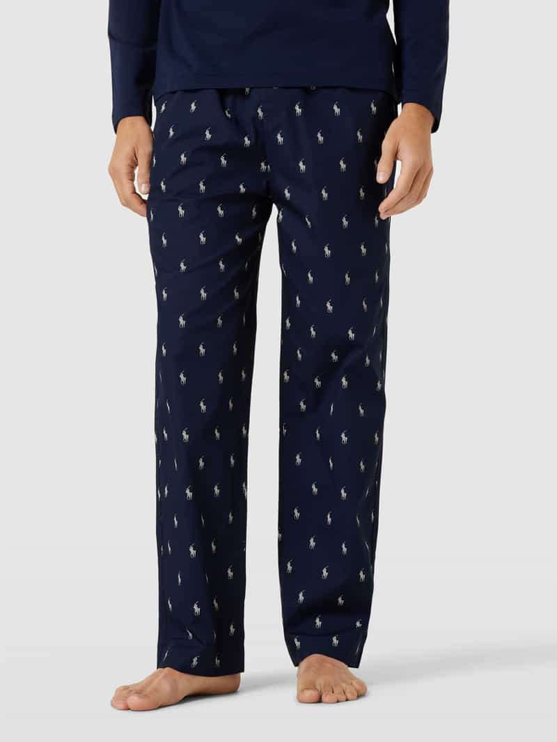 Pyjamabroek met all-over logo, model 'WOVEN' Polo Ralph Lauren Underwear