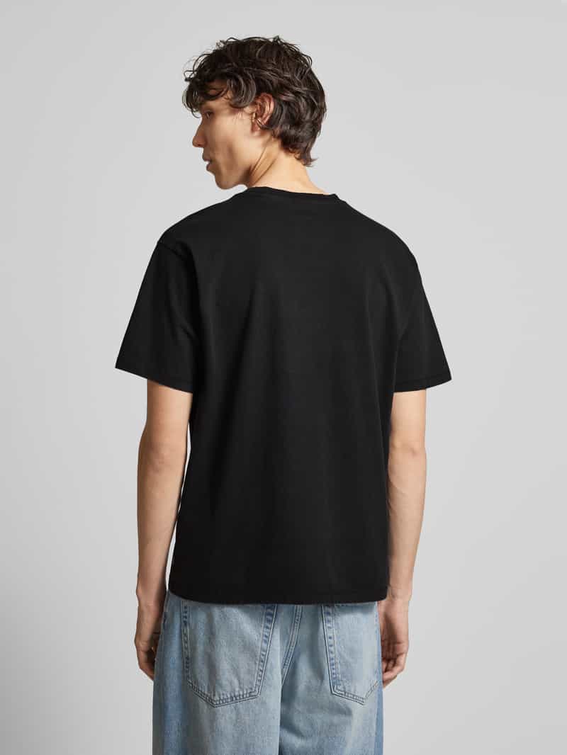 Levi's T-shirt met labelstitching mineral black, foto 3