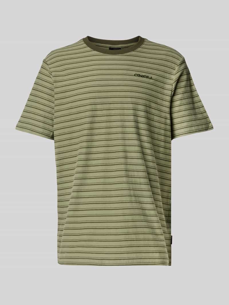 T-shirt met labelstitching