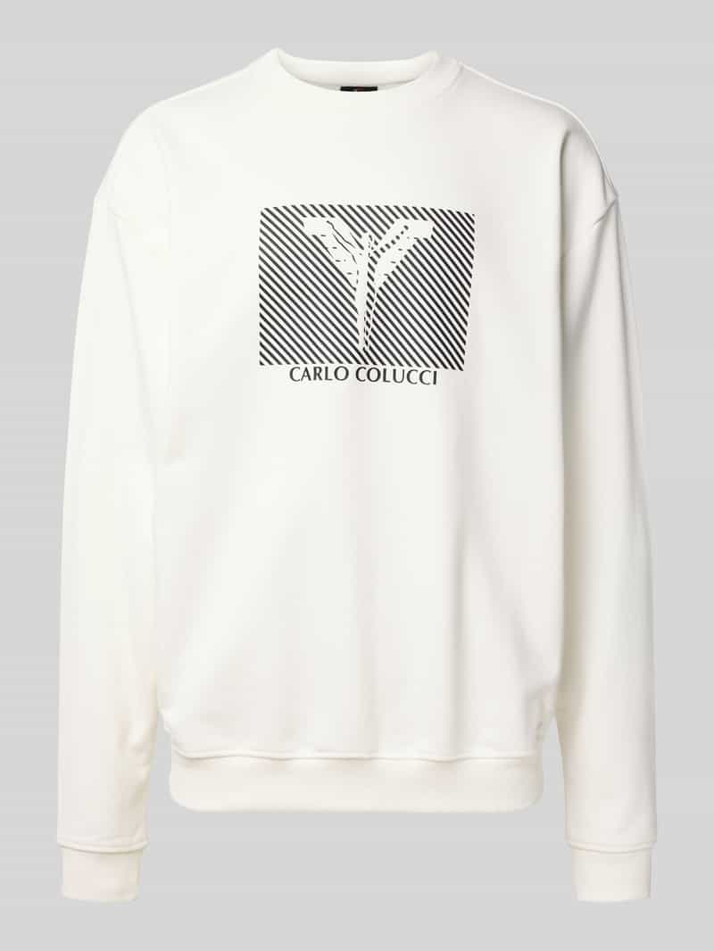carlo colucci Sweatshirt met ronde hals