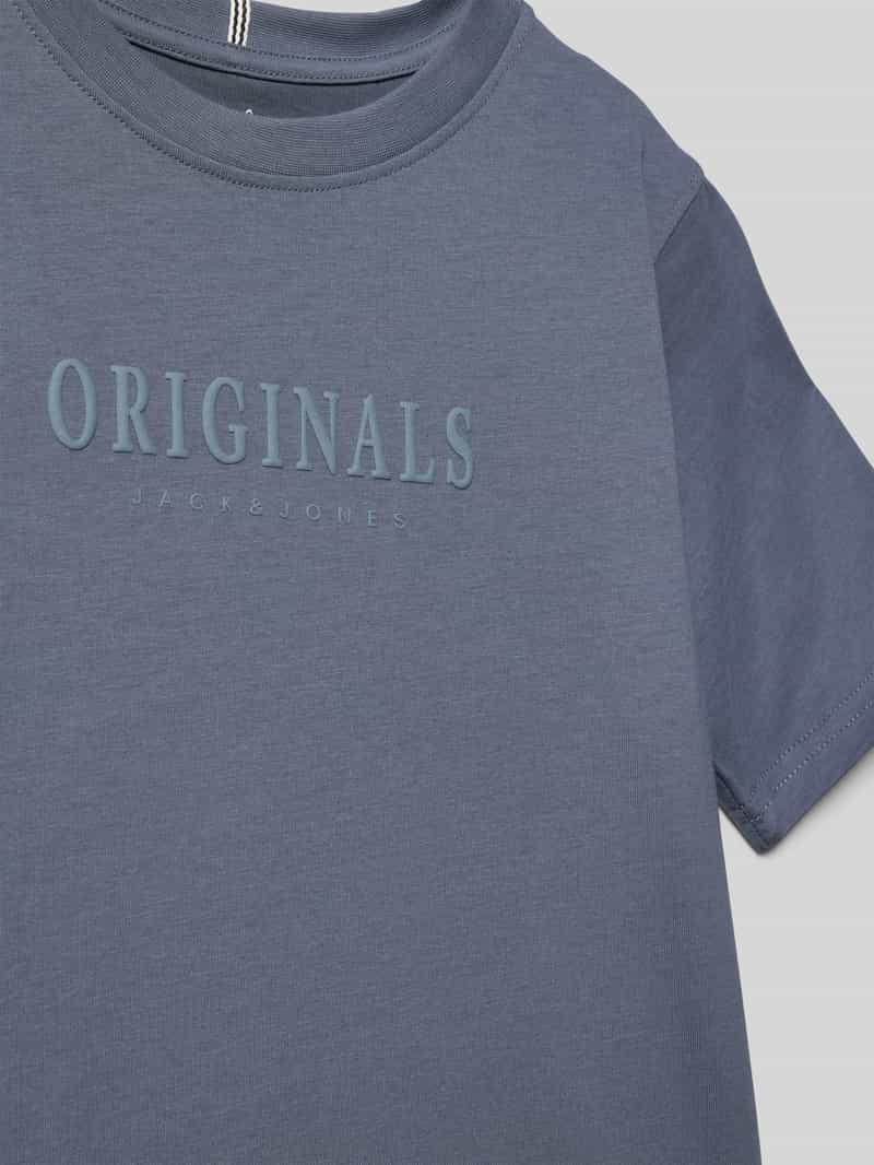 jack & jones T-shirt met labelprint model 'FREDERIKSBERG'